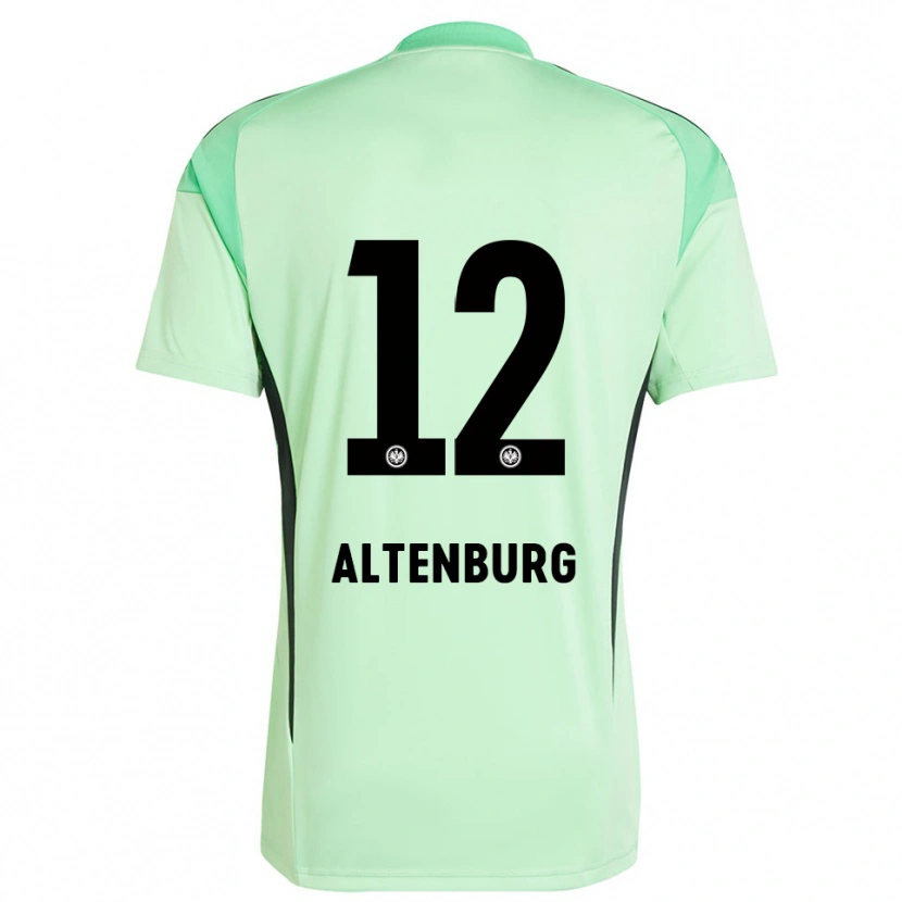 Danxen Kvinder Lina Altenburg #12 Lys Grøn Sort Målmandstrøje 2025/26 Trøje T-shirt