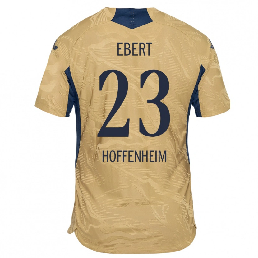 Danxen Kvinder Darijo Ebert #23 Tan Sort Målmandstrøje 2025/26 Trøje T-shirt