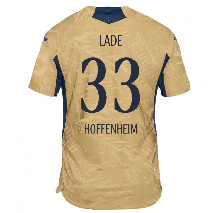 Danxen Kvinder Benjamin Lade #33 Tan Sort Målmandstrøje 2025/26 Trøje T-shirt
