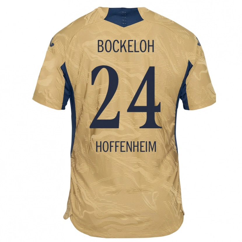 Danxen Kvinder Leonhard Bockeloh #24 Tan Sort Målmandstrøje 2025/26 Trøje T-shirt