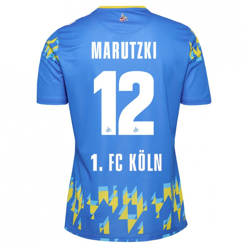 Danxen Kvinder Mikolaj Marutzki #12 Kornblomst Blå Målmandstrøje 2025/26 Trøje T-shirt