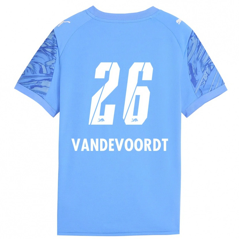 Danxen Kvinder Maarten Vandevoordt #26 Kongeb Blå Rød Målmandstrøje 2025/26 Trøje T-shirt