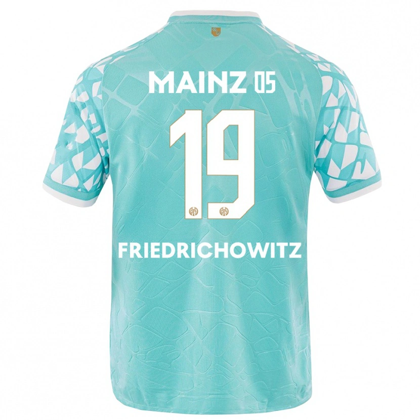 Danxen Kvinder Anna Friedrichowitz #19 Turkis Hvid Målmandstrøje 2025/26 Trøje T-shirt