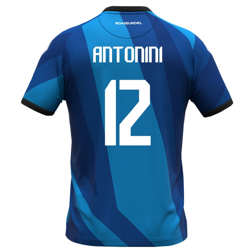 Danxen Kvinder Francesco Antonini #12 Kongelig Blå Orange Målmandstrøje 2025/26 Trøje T-shirt