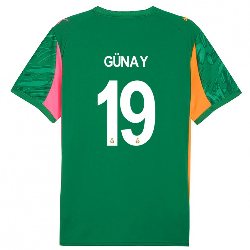 Danxen Kvinder Günay Güvenç #19 Grøn Orange Pink Målmandstrøje 2025/26 Trøje T-shirt