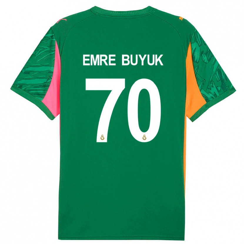 Danxen Kvinder Enes Emre Büyük #70 Grøn Orange Pink Målmandstrøje 2025/26 Trøje T-shirt