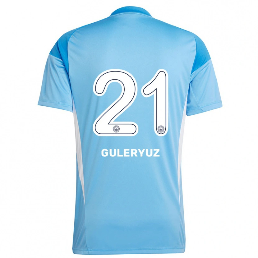 Danxen Kvinder Göknur Güleryüz #21 Kongelig Blå Hvid Målmandstrøje 2025/26 Trøje T-shirt