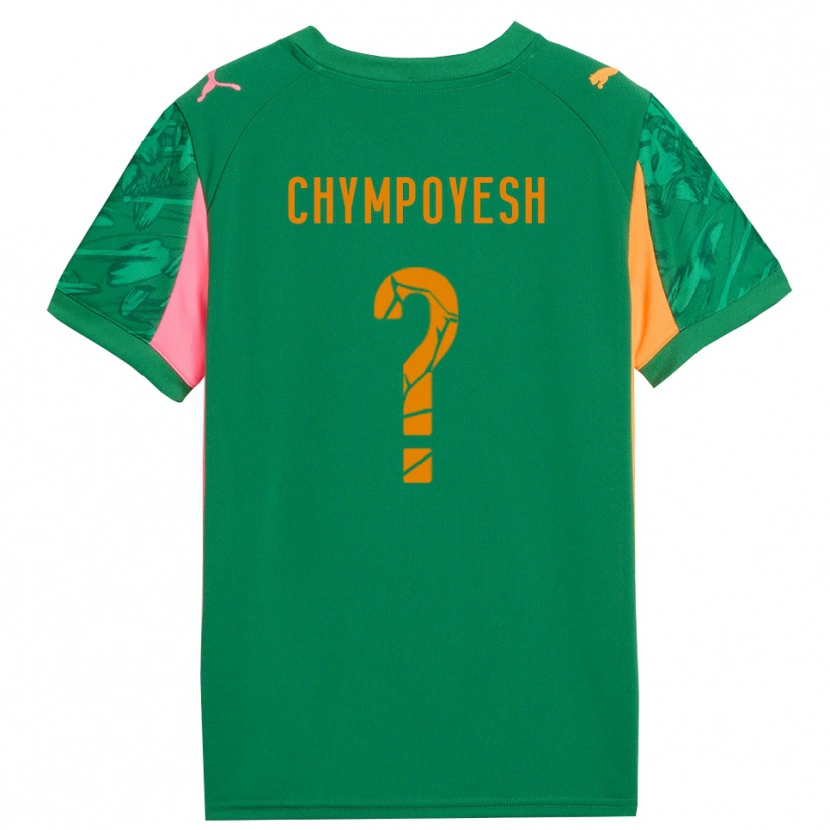 Danxen Kvinder Vladyslav Chympoyesh #0 Grøn Orange Pink Målmandstrøje 2025/26 Trøje T-shirt