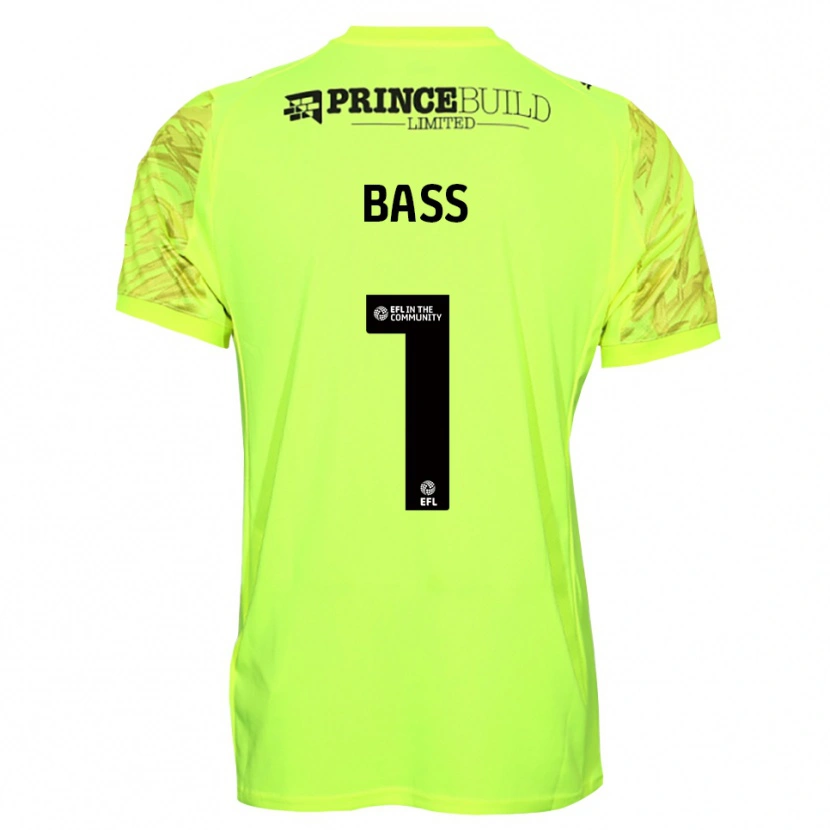 Danxen Kvinder Alex Bass #1 Fluorescerende Grøn Sort Målmandstrøje 2025/26 Trøje T-shirt