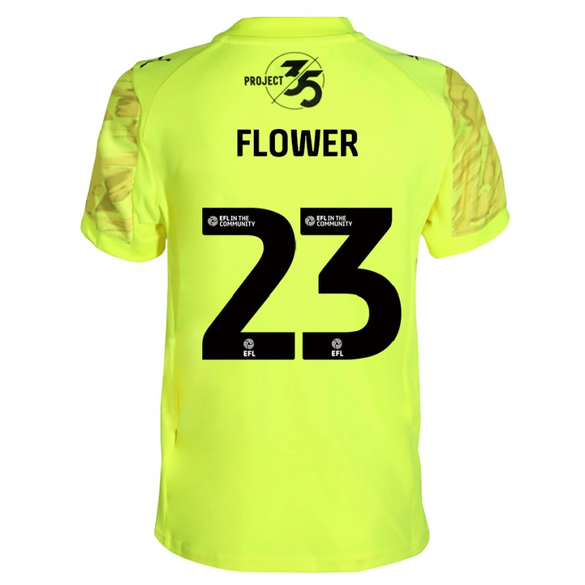 Danxen Kvinder Jack Flower #23 Fluorescerende Grøn Sort Målmandstrøje 2025/26 Trøje T-shirt