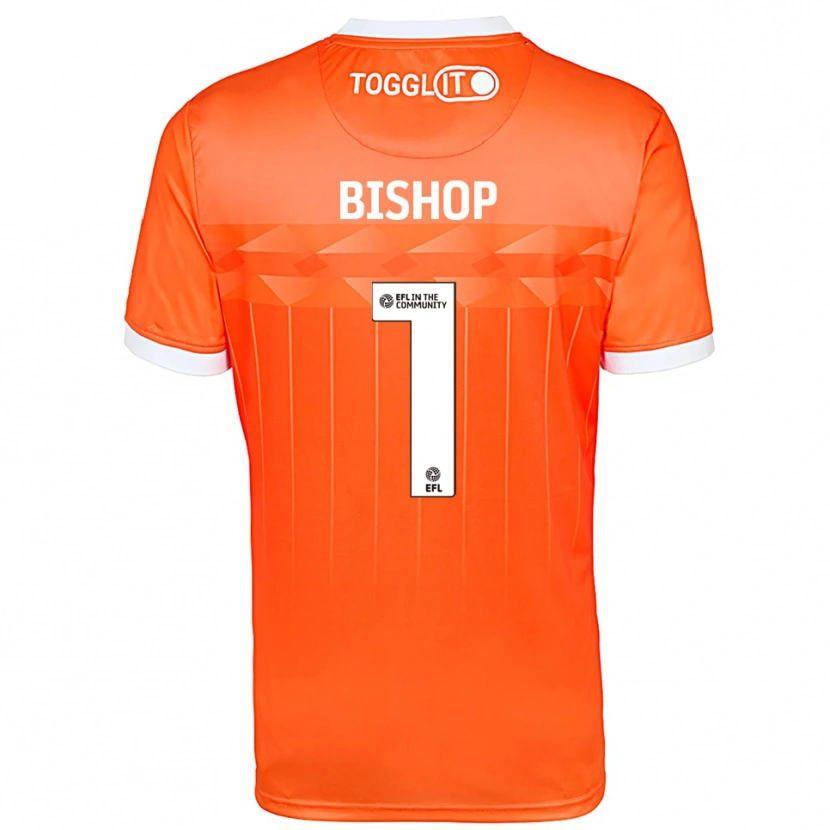 Danxen Kvinder Nathan Bishop #1 Appelsin Hvid Målmandstrøje 2025/26 Trøje T-shirt