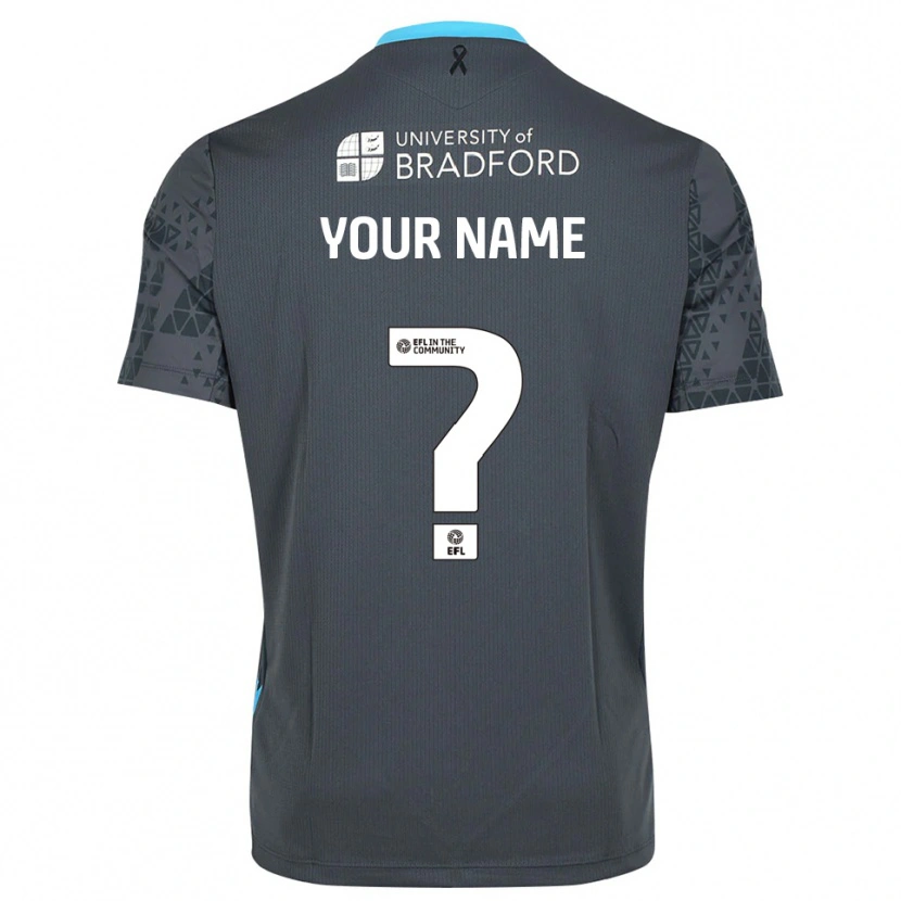 Danxen Kvinder Bradford City Sort Grå Målmandstrøje 2025/26 Trøje T-shirt