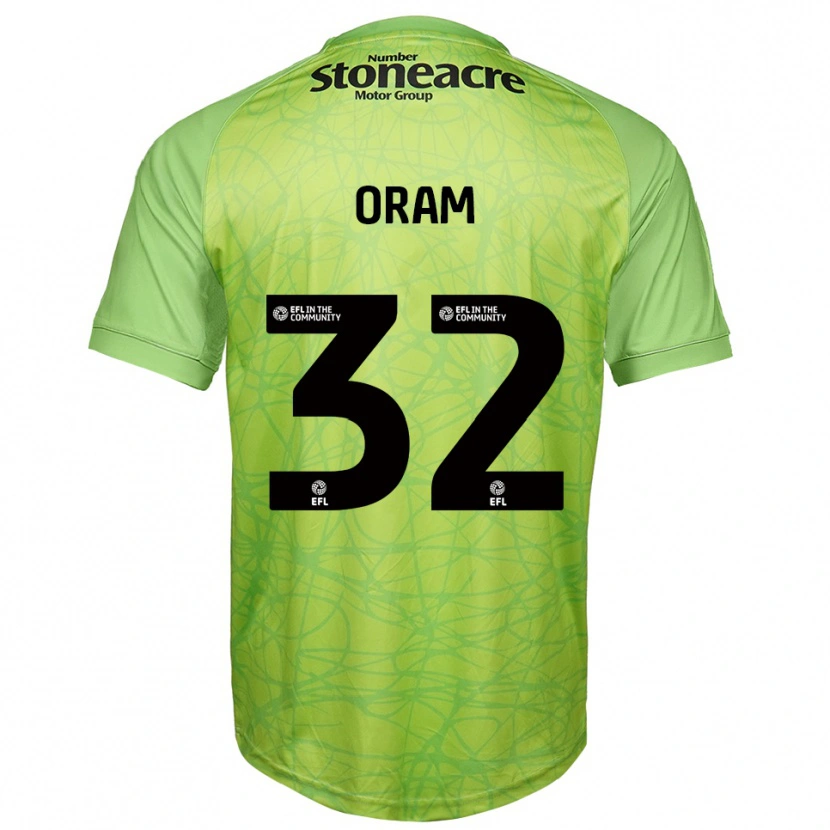 Danxen Kvinder Jake Oram #32 Lysegrøn Målmandstrøje 2025/26 Trøje T-shirt