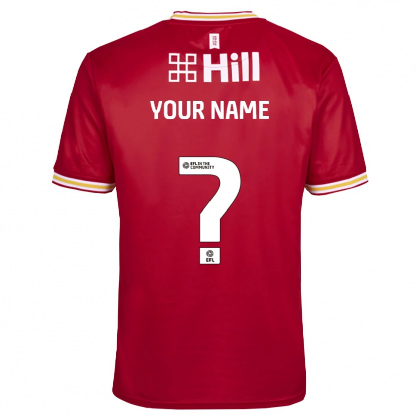 Danxen Kvinder Cambridge United Rød Hvid Målmandstrøje 2025/26 Trøje T-shirt