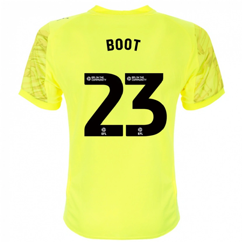 Danxen Kvinder Ryan Boot #23 Gul Sort Målmandstrøje 2025/26 Trøje T-shirt