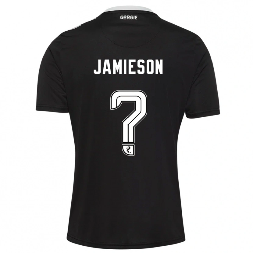Danxen Kvinder Finlay Jamieson #0 Sort Bordeaux Målmandstrøje 2025/26 Trøje T-shirt