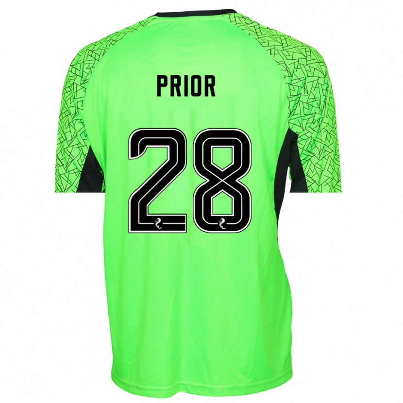 Danxen Kvinder Jérôme Prior #28 Grøn Sort Målmandstrøje 2025/26 Trøje T-shirt