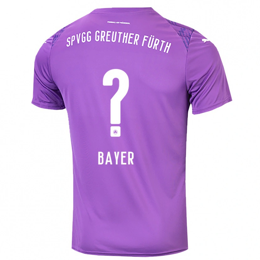Danxen Kvinder Lisa Bayer #0 Lilla Hvid Målmandstrøje 2025/26 Trøje T-shirt
