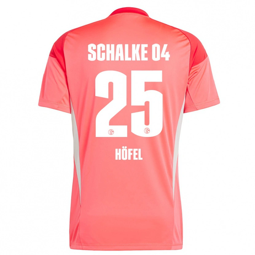 Danxen Kvinder Luca Höfel #25 Koralrød Målmandstrøje 2025/26 Trøje T-shirt