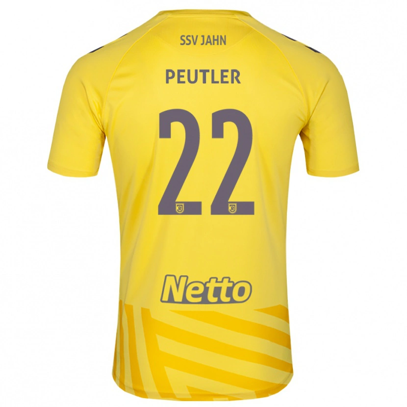 Danxen Kvinder Julio Peutler #22 Gul Grå Målmandstrøje 2025/26 Trøje T-shirt