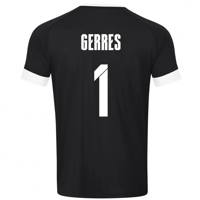 Danxen Kvinder Romero Gerres #1 Sort Hvid Målmandstrøje 2025/26 Trøje T-shirt