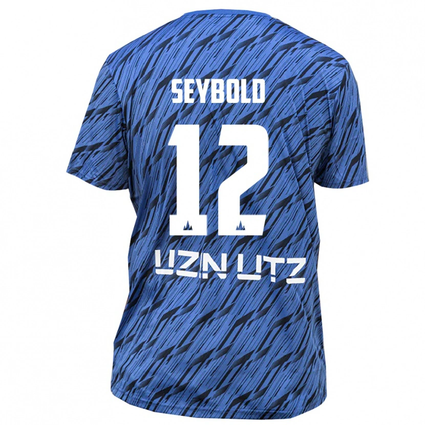 Danxen Kvinder Marvin Seybold #12 Kongeblå Hvid Målmandstrøje 2025/26 Trøje T-shirt