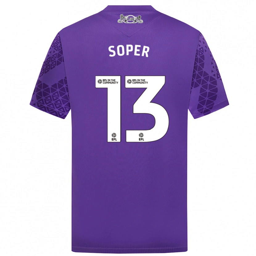 Danxen Kvinder Poppy Soper #13 Lilla Hvid Målmandstrøje 2025/26 Trøje T-shirt