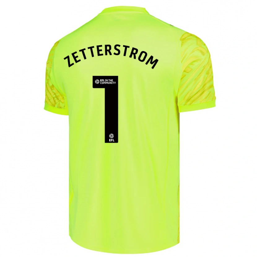 Danxen Kvinder Jacob Widell Zetterström #1 Fluorescerende Grøn Målmandstrøje 2025/26 Trøje T-shirt
