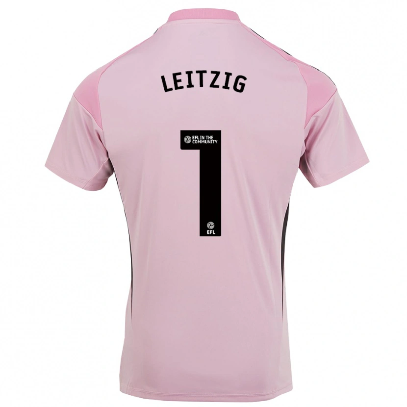 Danxen Kvinder Janina Leitzig #1 Kirsebærblomme Pink Målmandstrøje 2025/26 Trøje T-shirt