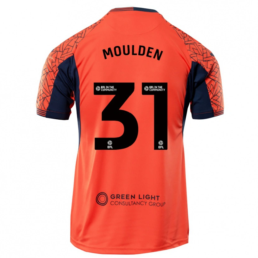 Danxen Kvinder Louie Moulden #31 Orange Sort Målmandstrøje 2025/26 Trøje T-shirt