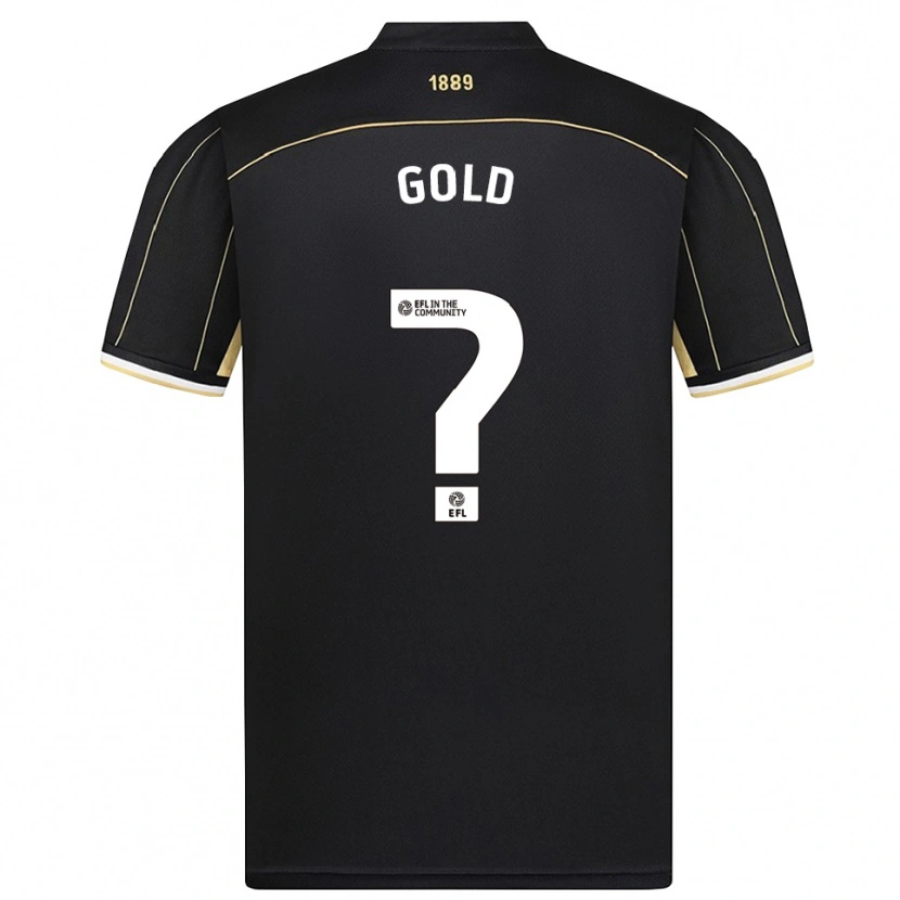 Danxen Kvinder Ethan Gold #0 Sort Brun Målmandstrøje 2025/26 Trøje T-shirt