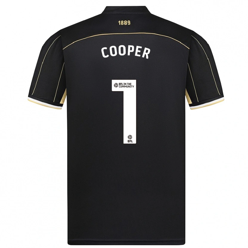 Danxen Kvinder Michael Cooper #1 Sort Brun Målmandstrøje 2025/26 Trøje T-shirt