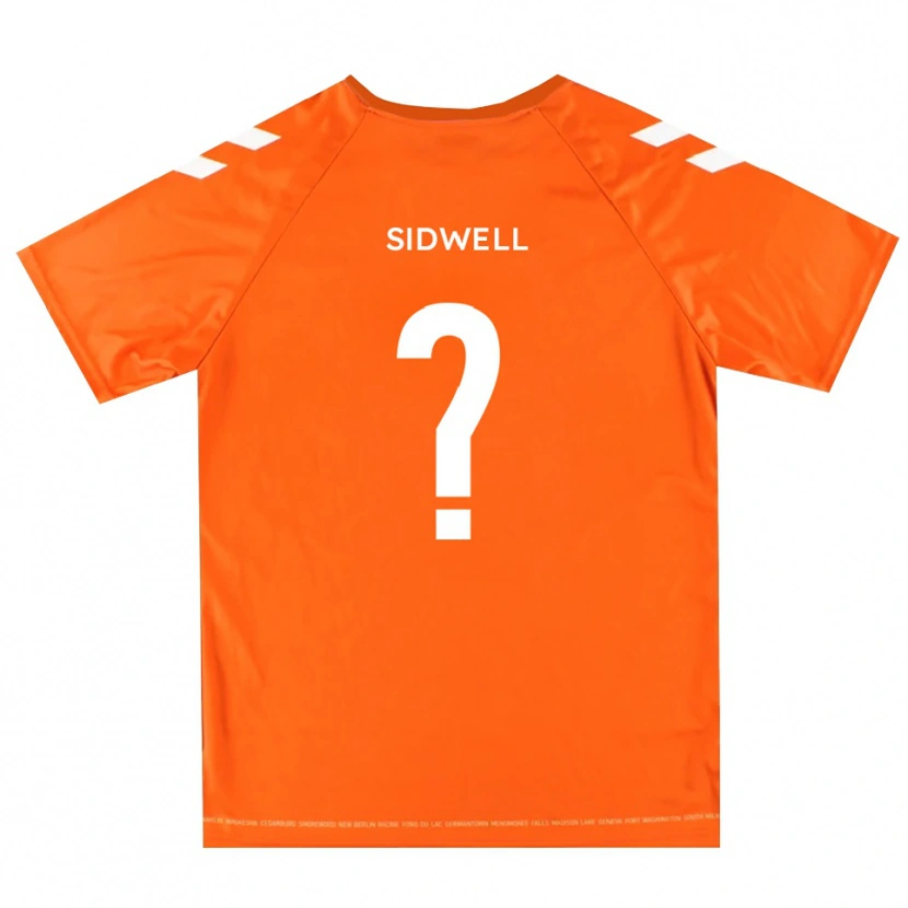 Danxen Kvinder Rebecca Sidwell #0 Orange Hvid Målmandstrøje 2025/26 Trøje T-shirt