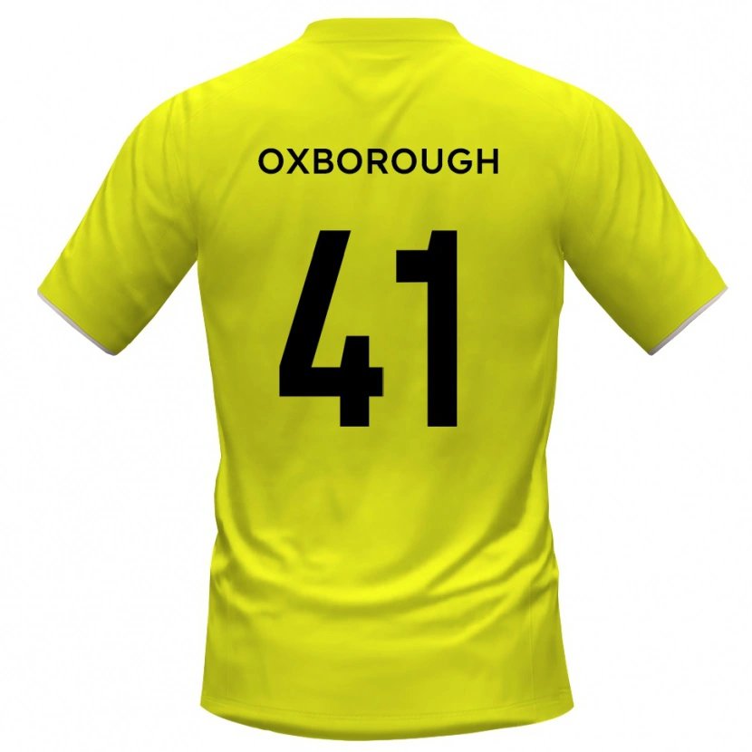 Danxen Kvinder Ewan Oxborough #41 Gul Sort Målmandstrøje 2025/26 Trøje T-shirt