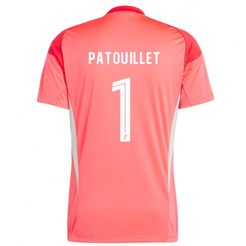 Danxen Kvinder Mathieu Patouillet #1 Lys Orange Målmandstrøje 2025/26 Trøje T-shirt