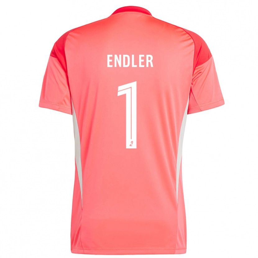 Danxen Kvinder Christiane Endler #1 Lys Orange Målmandstrøje 2025/26 Trøje T-shirt