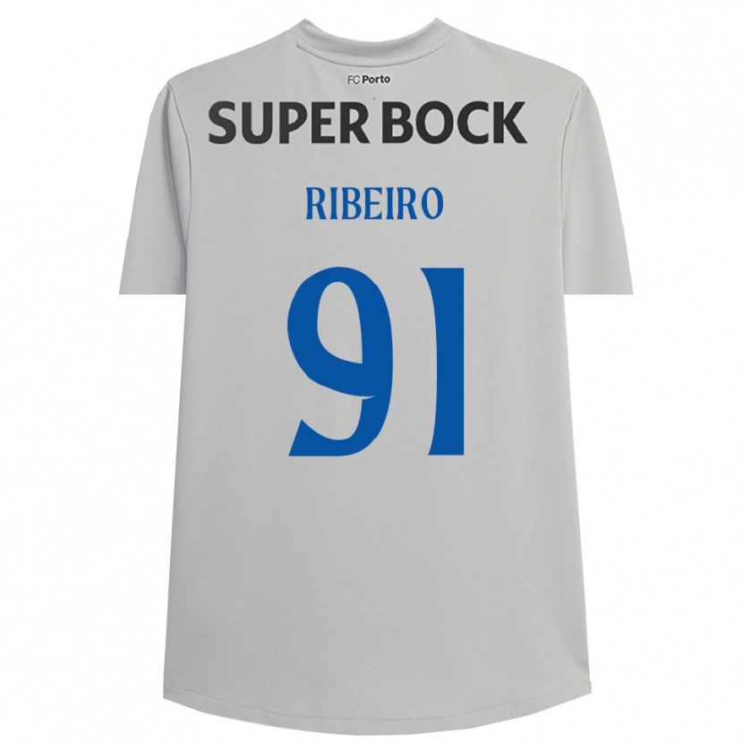 Danxen Kvinder Gonçalo Ribeiro #91 Lysegrå Sort Målmandstrøje 2025/26 Trøje T-shirt