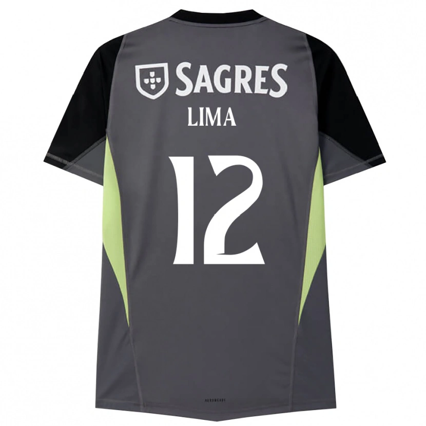 Danxen Kvinder Thaís Lima #12 Mørkegrå Sort Målmandstrøje 2025/26 Trøje T-shirt