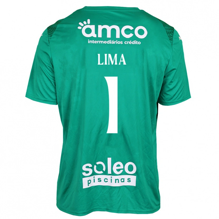 Danxen Kvinder Aline Lima #1 Grøn Hvid Målmandstrøje 2025/26 Trøje T-shirt