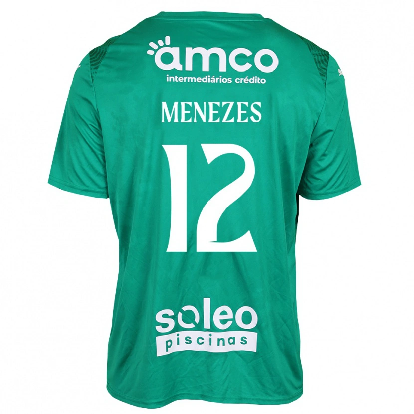 Danxen Kvinder Gabriel Menezes #12 Grøn Hvid Målmandstrøje 2025/26 Trøje T-shirt