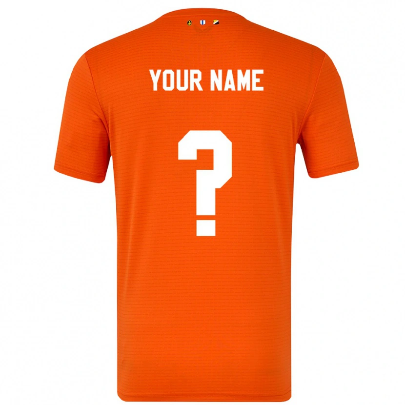 Danxen Kvinder FC Utrecht Orange Sort Målmandstrøje 2025/26 Trøje T-shirt
