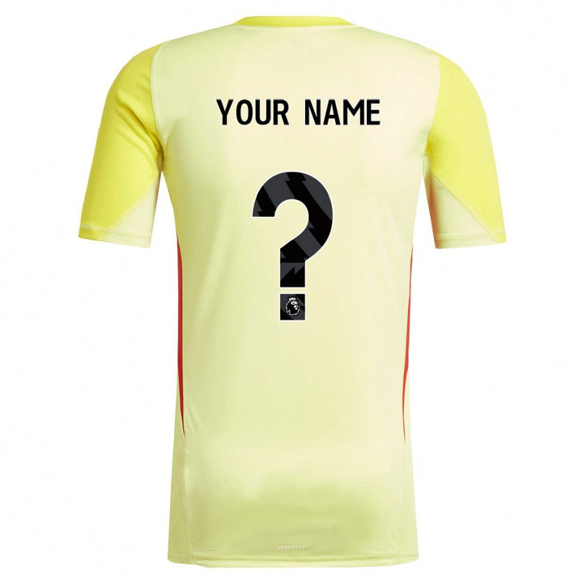 Danxen Kvinder Liverpool FC Gul Rød Målmandstrøje 2025/26 Trøje T-shirt