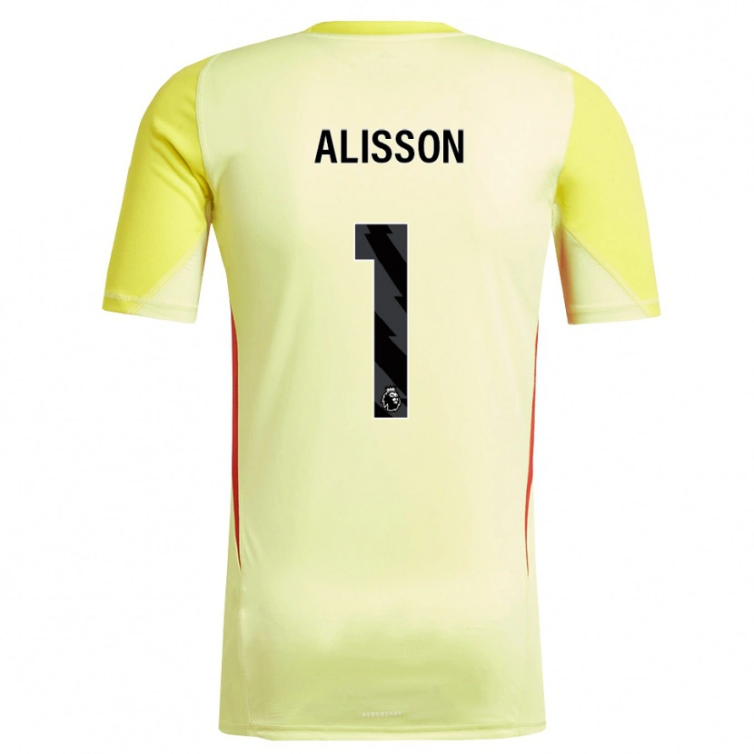 Danxen Kvinder Alisson #1 Gul Rød Målmandstrøje 2025/26 Trøje T-shirt