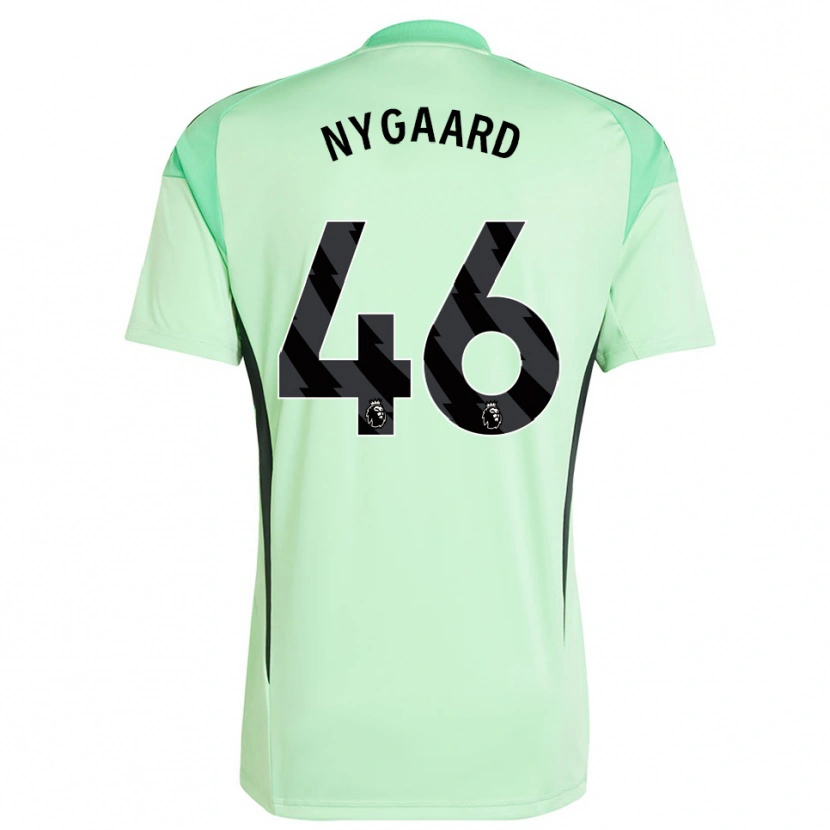 Danxen Kvinder Lucas Nygaard #46 Lysegrøn Sort Målmandstrøje 2025/26 Trøje T-shirt