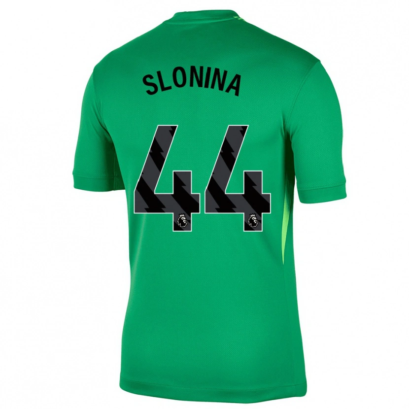 Danxen Kvinder Gabriel Slonina #44 Grøn Sort Målmandstrøje 2025/26 Trøje T-shirt