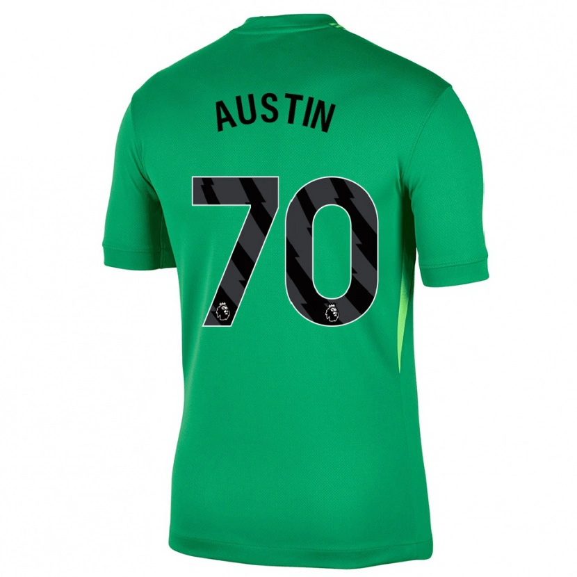 Danxen Kvinder Jack Austin #70 Grøn Sort Målmandstrøje 2025/26 Trøje T-shirt