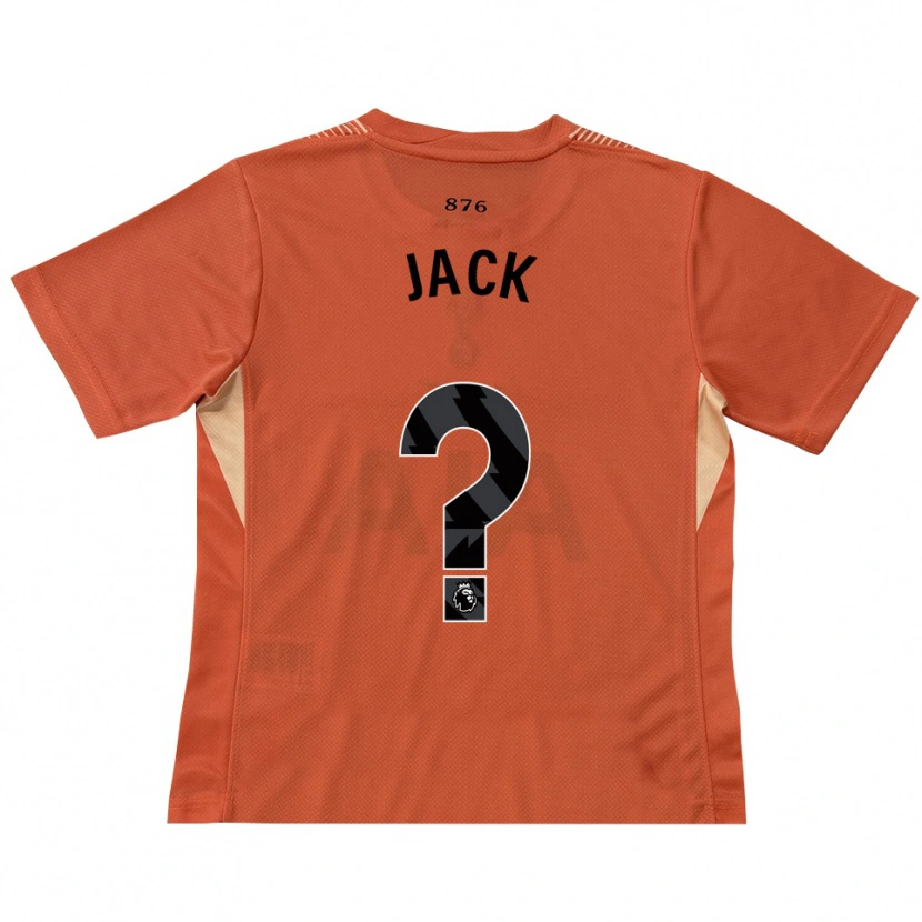 Danxen Kvinder Mikel Jack #0 Orange Sort Målmandstrøje 2025/26 Trøje T-shirt