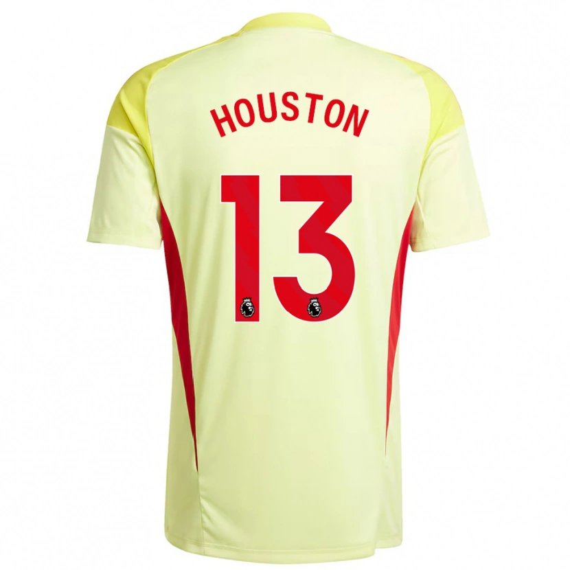 Danxen Kvinder Theo Houston #13 Lysegul Målmandstrøje 2025/26 Trøje T-shirt