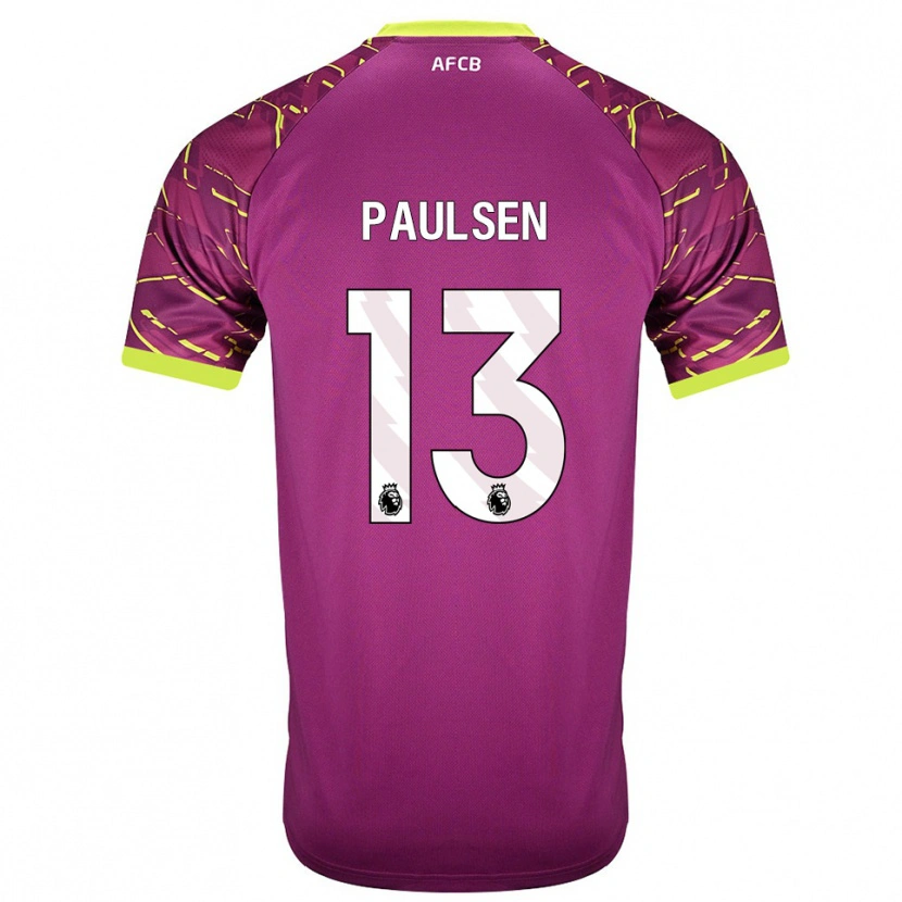 Danxen Kvinder Alex Paulsen #13 Mørk Magenta Målmandstrøje 2025/26 Trøje T-shirt