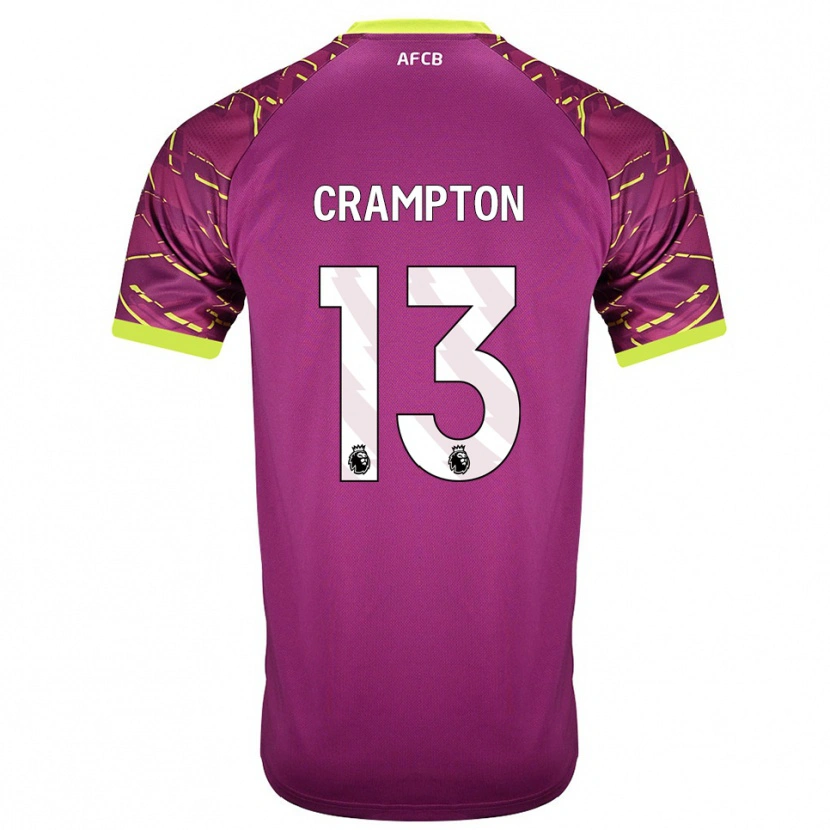 Danxen Kvinder Kai Crampton #13 Mørk Magenta Målmandstrøje 2025/26 Trøje T-shirt